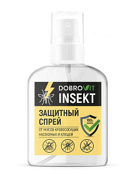 DOBROVIT INSEKT спрей для защиты от укусов комаров и клещей